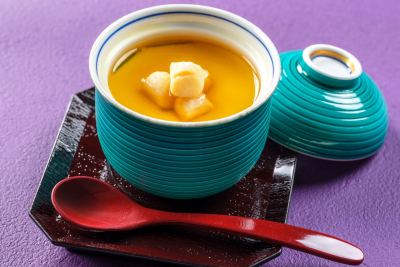 日本料理つのくに：貝柱茶碗蒸しの料理イメージ