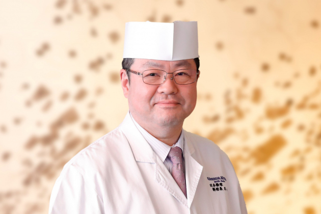 画像：茅ヶ迫料理長