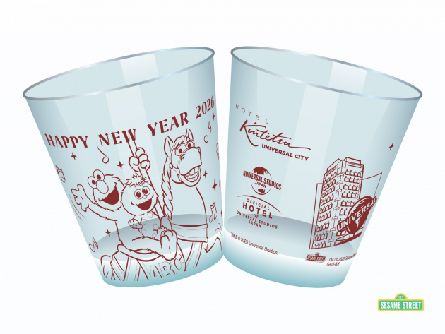 午デザイン年末グラス