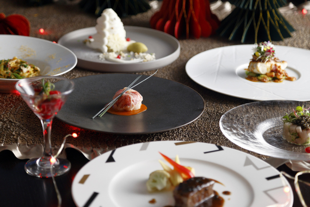 画像：レストランZKのクリスマスメニュー。欧風料理ランチ「リュミエール」のイメージ