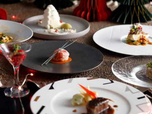 画像：レストラン「ZK」欧風料理クリスマスランチ「リュミエール」