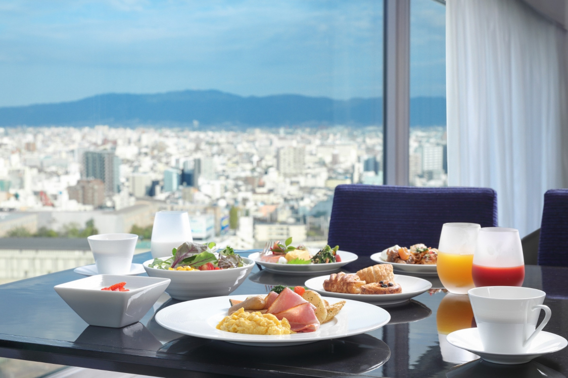 和洋バイキングの朝食