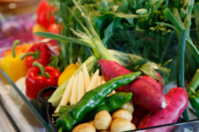 画像：「COOKA」のサラダコーナー