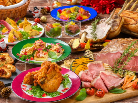 クリスマス　オーダー＆ハーフブッフェイメージ