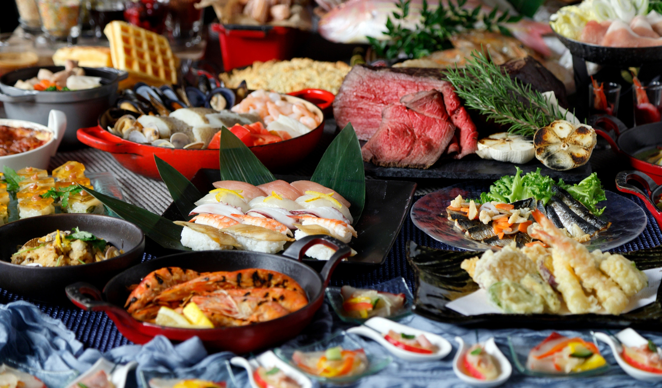 画像：COOKA「Oceans Festa～海の幸ブッフェ～」ディナー集合イメージ