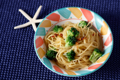 画像：COOKA「Oceans Festa～海の幸ブッフェ～」で提供する「ブロッコリーとアンチョビのペペロンチーノ」