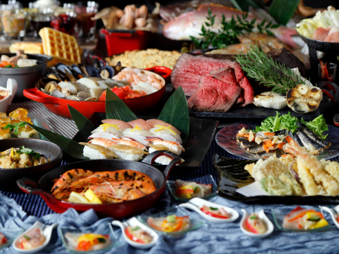 画像：COOKA「Oceans Festa～海の幸ブッフェ～」ディナー集合イメージ