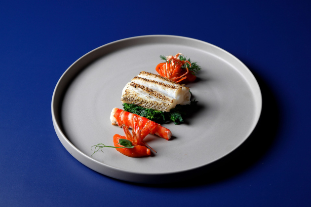 ZK鉄板焼 2月「甘鯛 車海老」