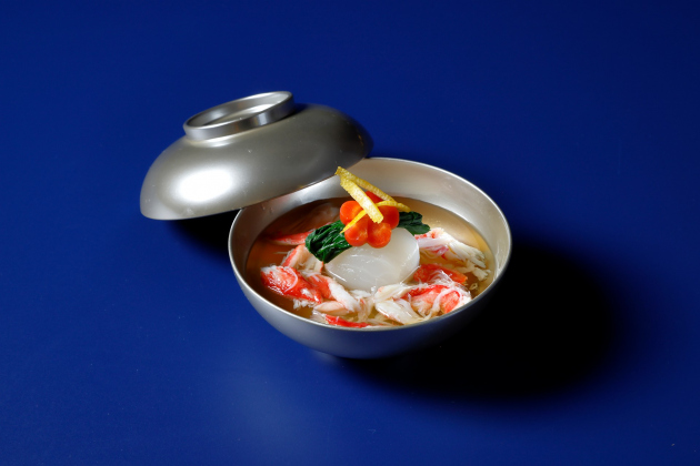 ZK日本料理 2月「ずわい蟹すり流し仕立て」