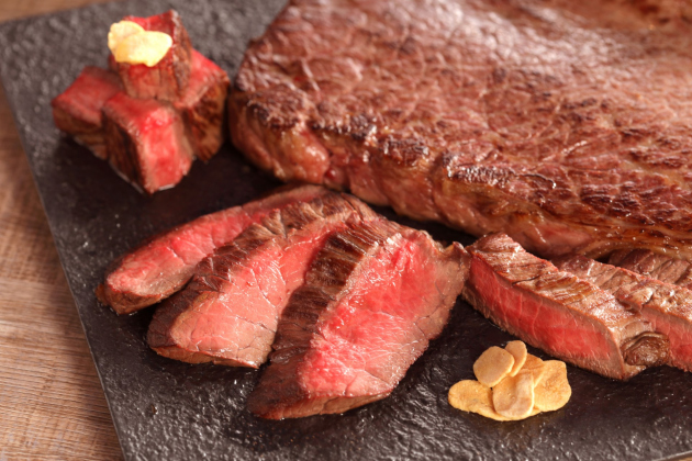 牛肉の鉄板焼き