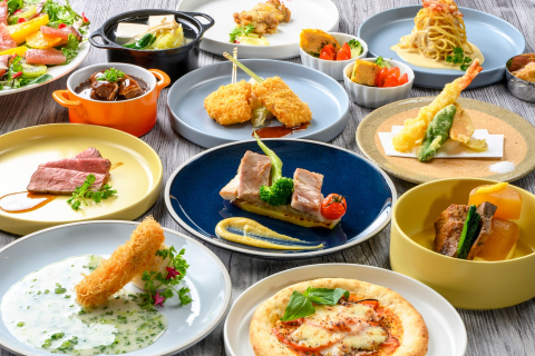 レストラン アゼリア：オーダー&ハーフブッフェの料理イメージ