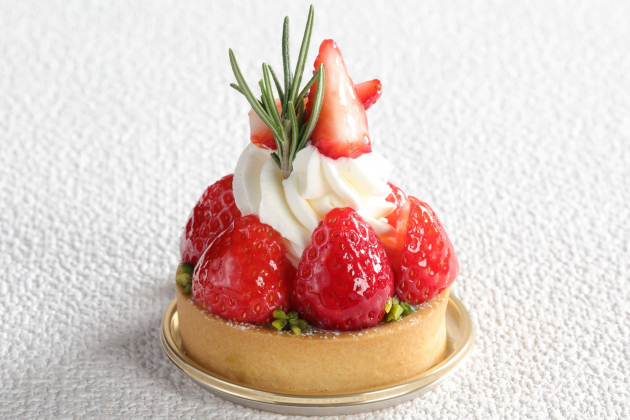画像：いちごとチーズのタルト