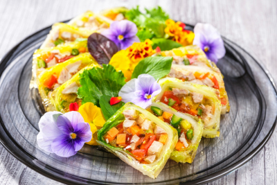 神戸ポークと野菜のテリーヌ｜オーダー＆ハーフブッフェイメージ