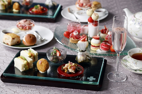 画像：大阪マリオット都ホテル_桜といちごアフタヌーンティー