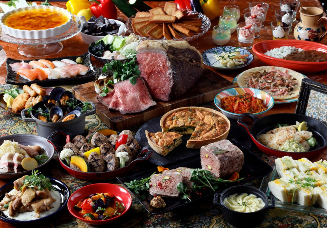 画像：ビストログルメブッフェ ディナー集合イメージ