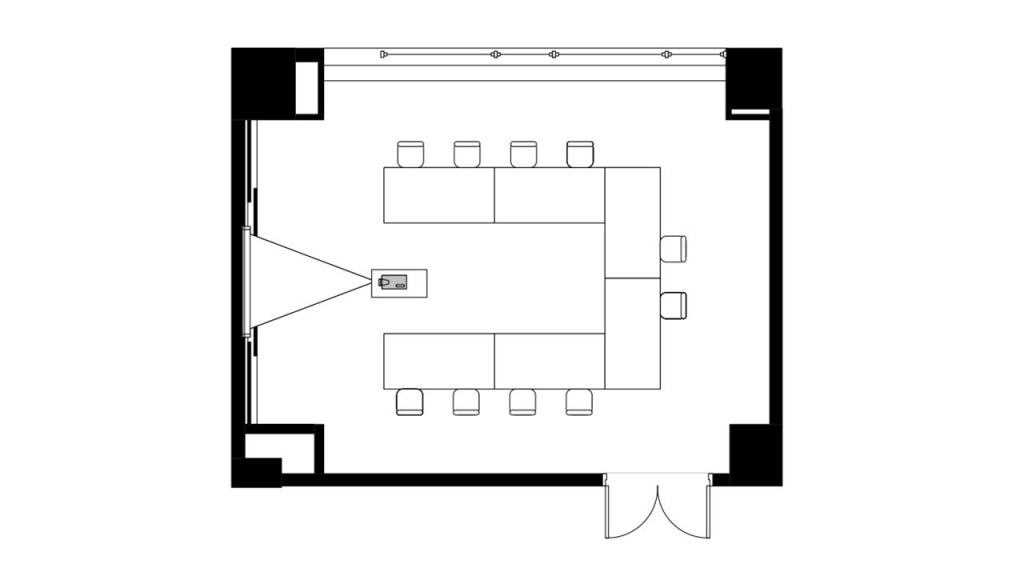 白川 コの字10席