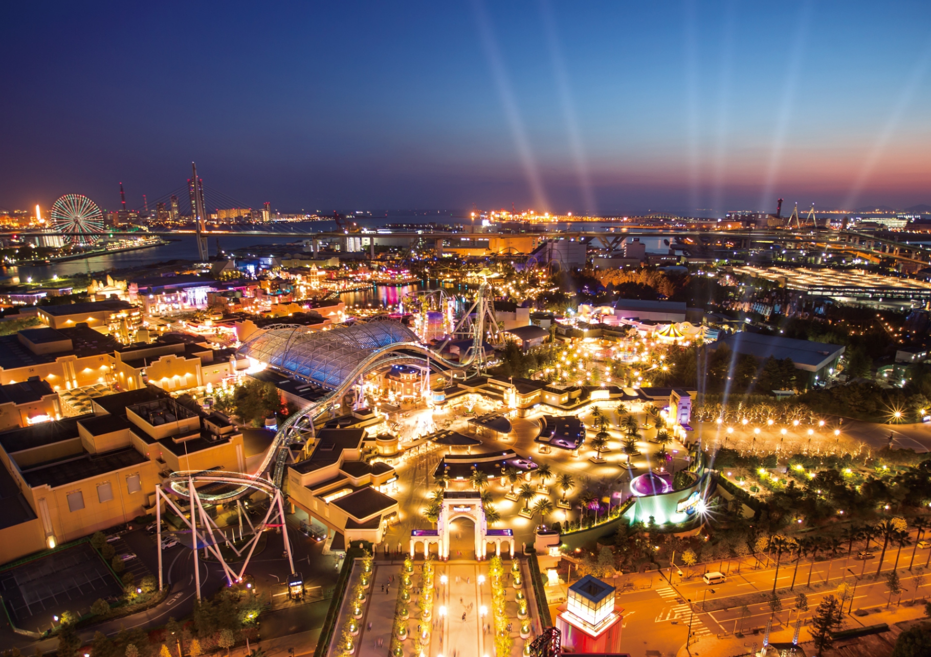 ホテルからの夜景