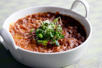 画像：ミートフェスティバル2026「ボロネーゼのラザニアグラタン」（ランチ限定）