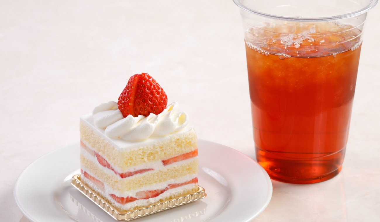 画像：ケーキセット