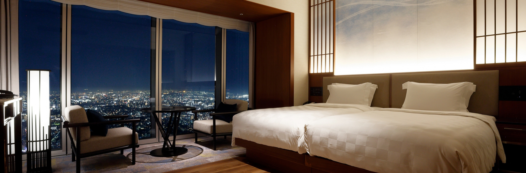 画像：クラブデラックスツインルーム夜景